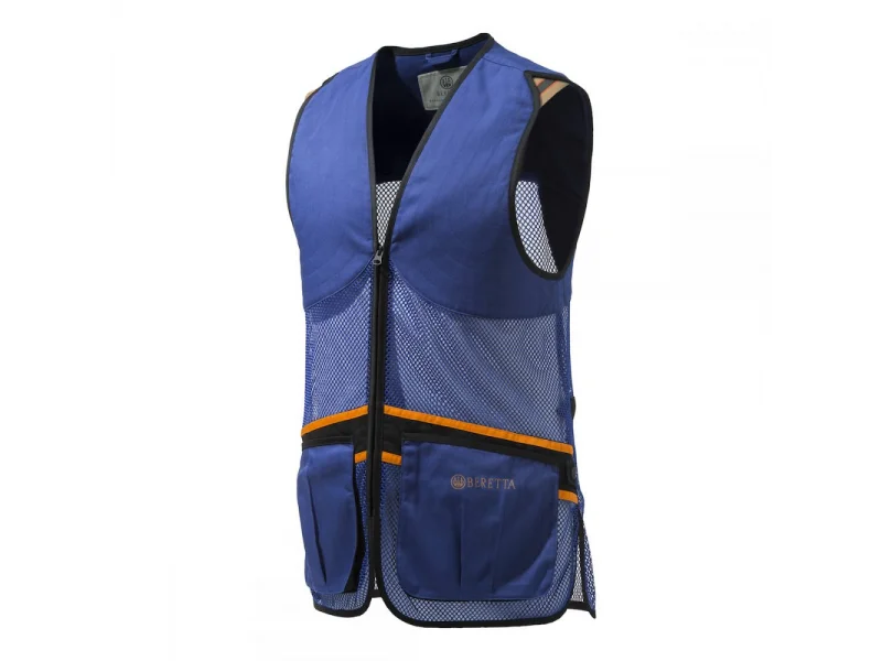 Beretta Shooting Mesh Vest-Blue-Small