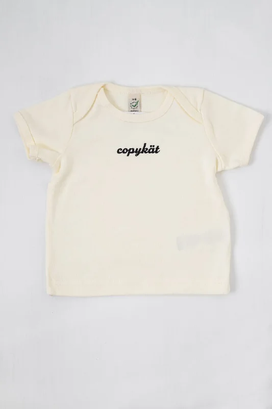 COPYKÄT Baby lap t-shirt 3-6 MTHS - Ecru