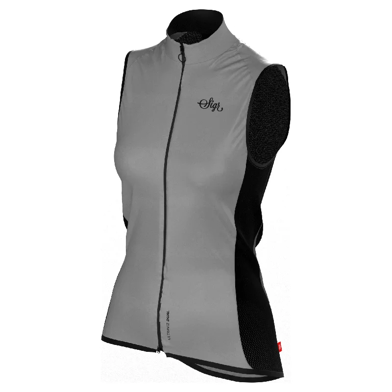 Norrsken Silver Women's Reflective Cycling Gilet