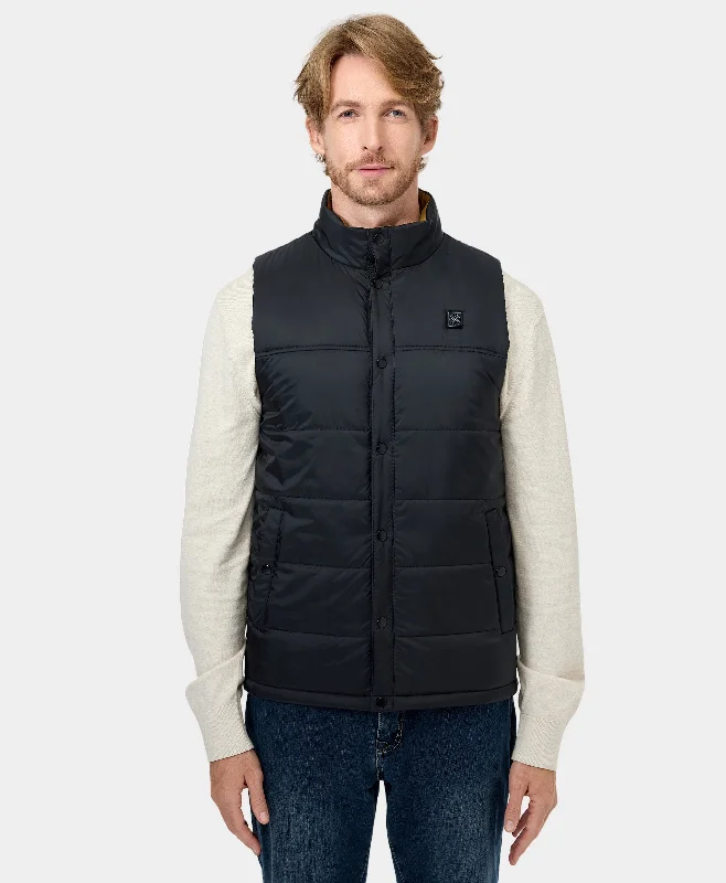 Final Sale - PuffLyte™ Men's Heated Lightweight Vest - Black