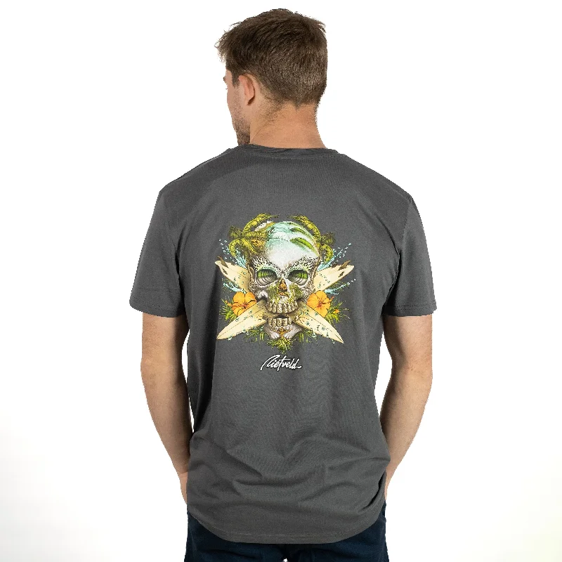 Surf Skull Classic T-Shirt - Anthracite