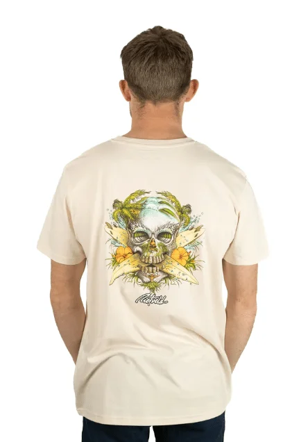 Surf Skull Classic T-Shirt - Natural