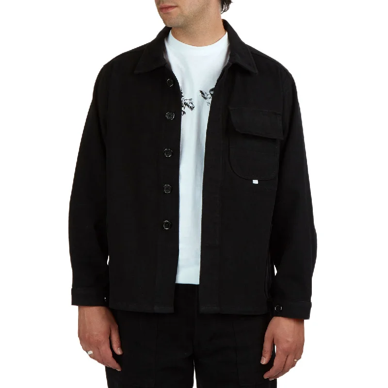 CCS French Cropped Chore Jacket - Black