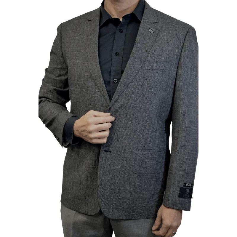 J. Grill Dark Grey Neat Pattern Jacob Style Sport Jacket - 6388