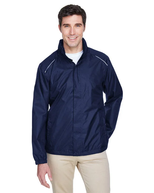 Core365 Climate Seam-Sealed Lightweight Variegated Ripstop Rain Jacket - 88185