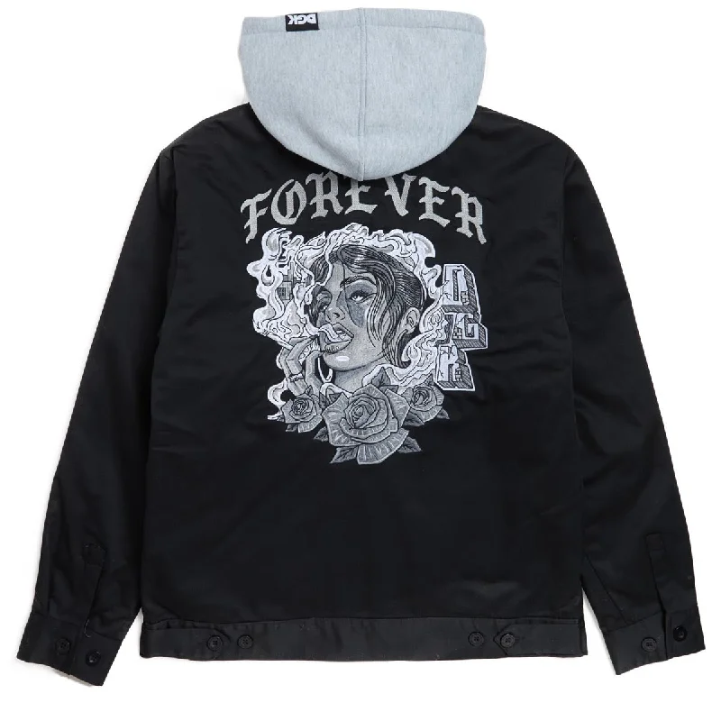 DGK Nuestra Hooded Jacket - Black