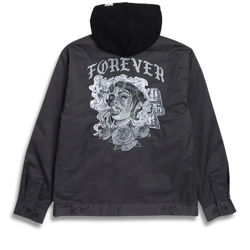 DGK Nuestra Hooded Jacket - Charcoal