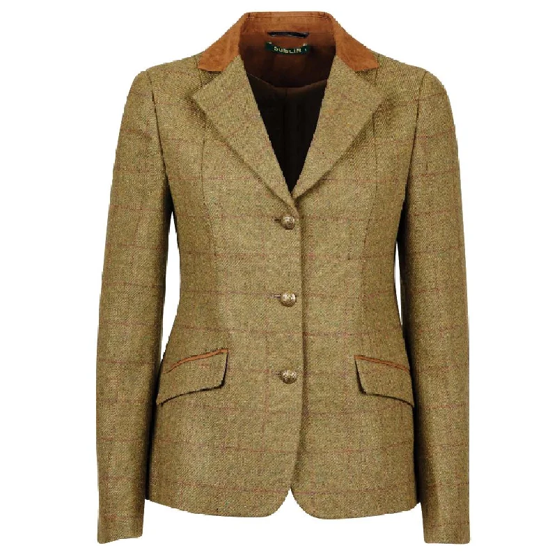 Dublin Childrens Albany Tweed Suede Collar Tailored Jacket