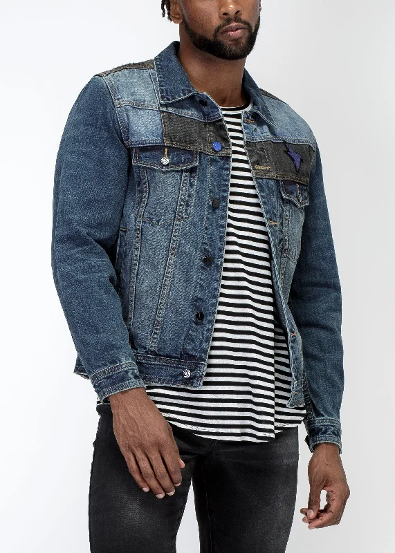 Konus Men's Block Denim Jacket