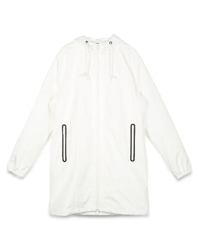 Konus Men's Water Repellent Hooded Jacket in White