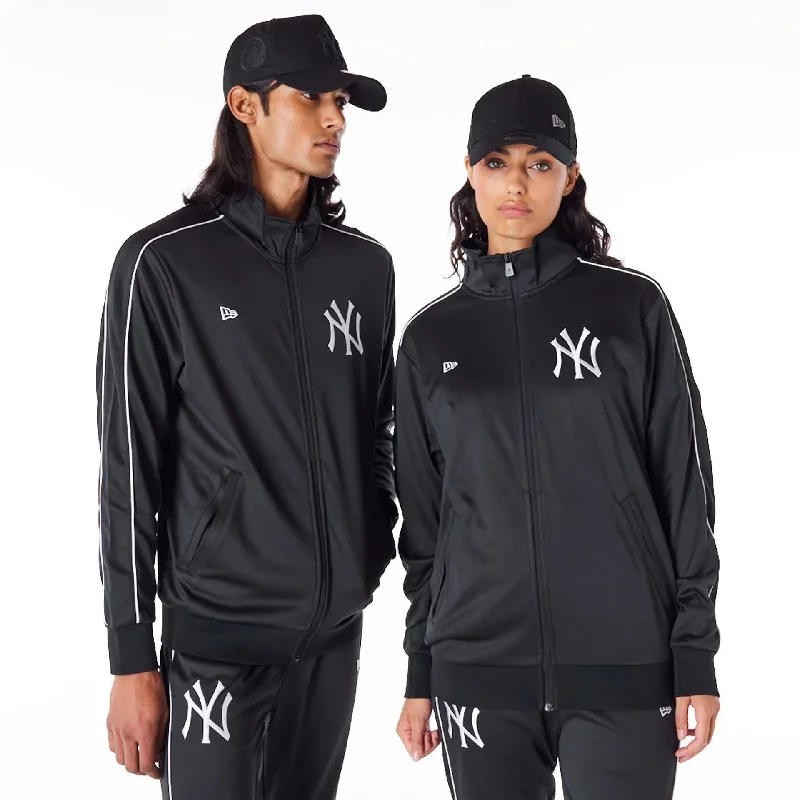 New York Yankees MLB Track Top Black Track Jacket