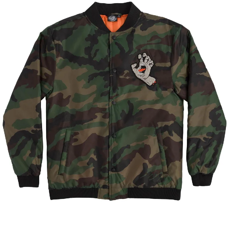 Santa Cruz Screaming Hand Stadium Jacket - Camo