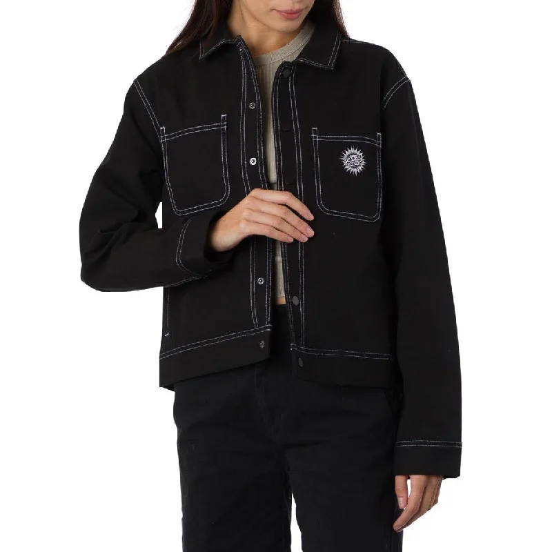 Santa Cruz Womens Ornate Sun Chore Jacket - Black