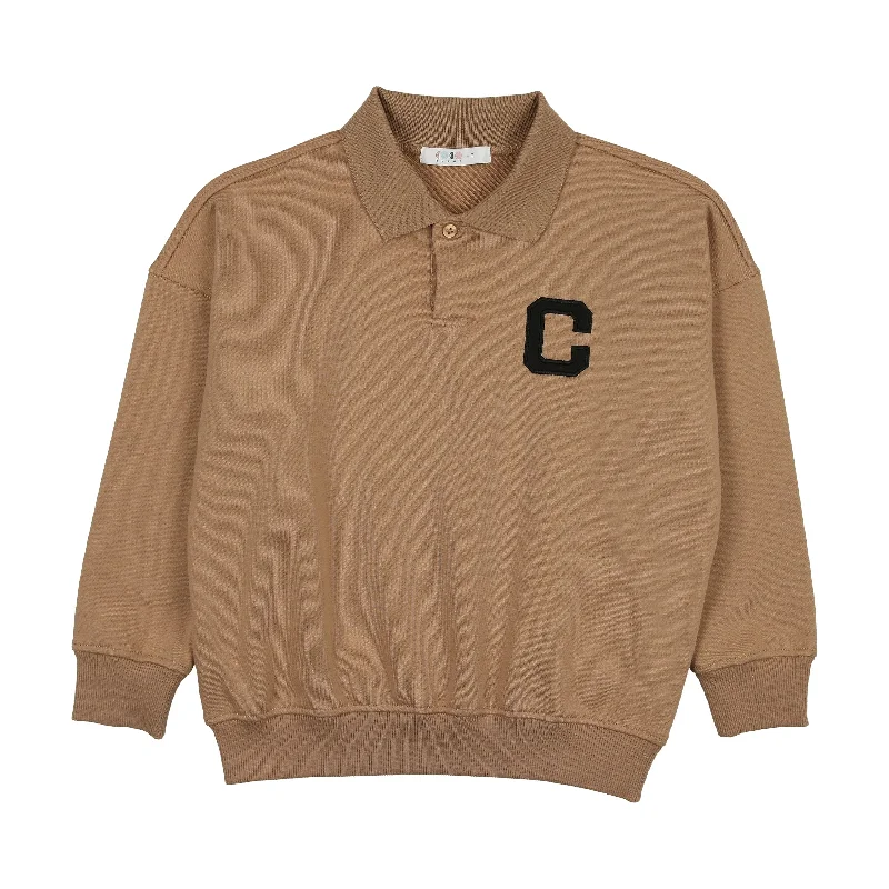 Coco Blanc Nutmeg Polo Sweatshirt