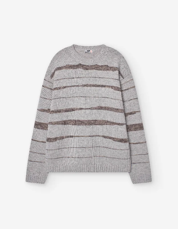 Losan Grey Stripe Sweater