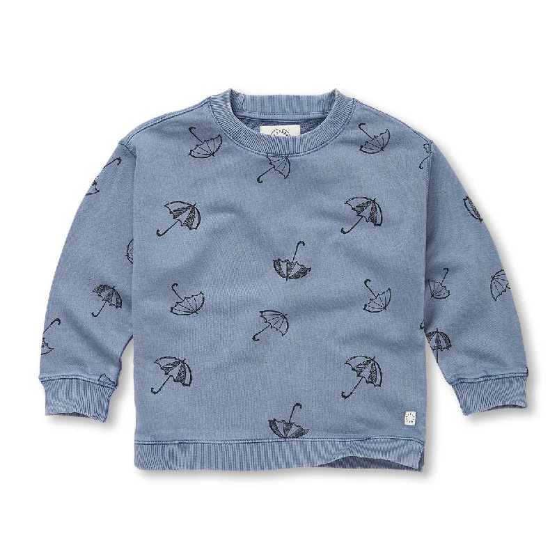 Sproet & Sprout Blue Shadow Parapluie Sweatshirt