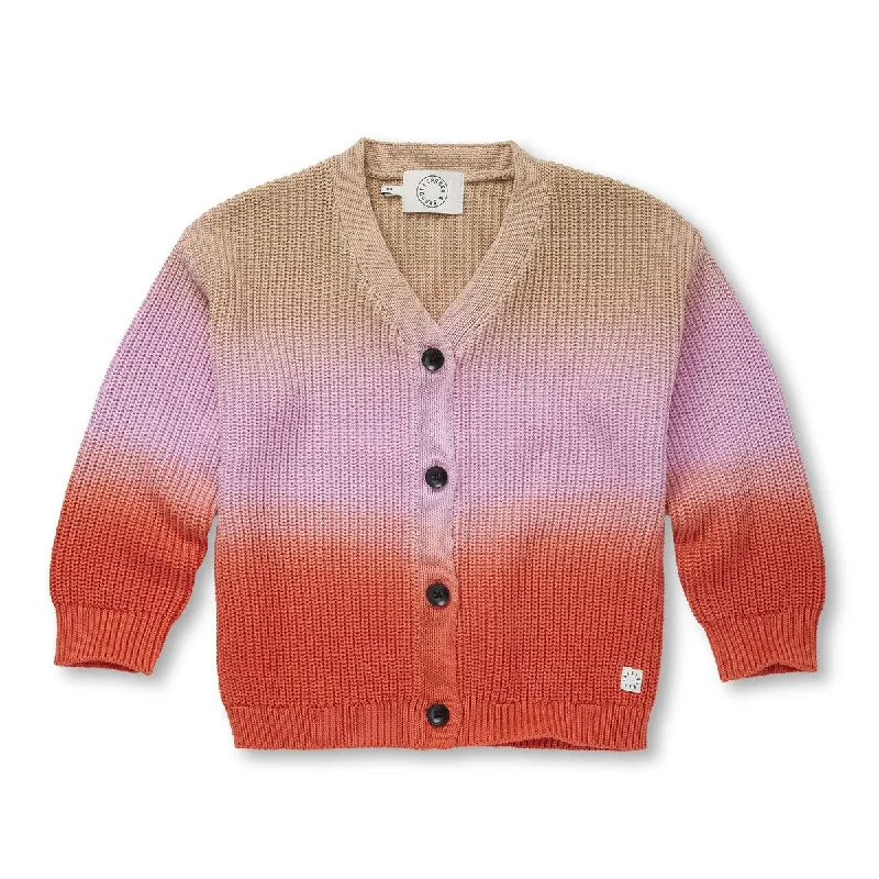 Sproet & Sprout Rainbow Dye Cardigan