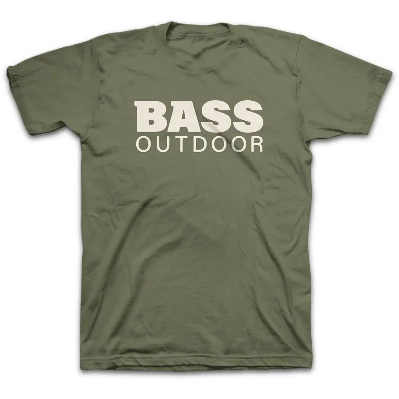 BASS OUTDOOR Mens Jersey Crewneck T-Shirt