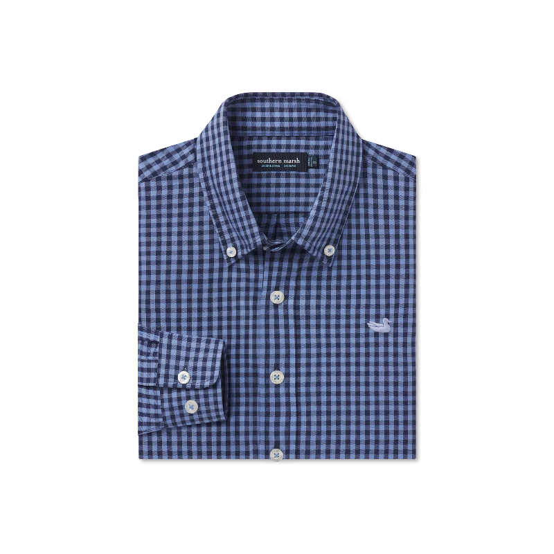 Youth Memphis Gingham Dress Shirt