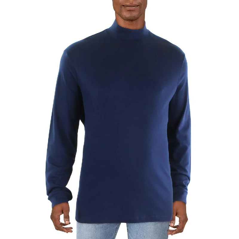 Club Room Mens Big & Tall Cotton Long Sleeve Turtleneck Shirt