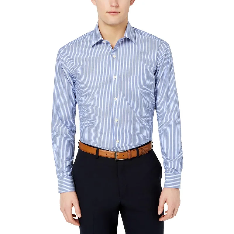 Club Room Mens Regular Fit Striped Dress Shirt