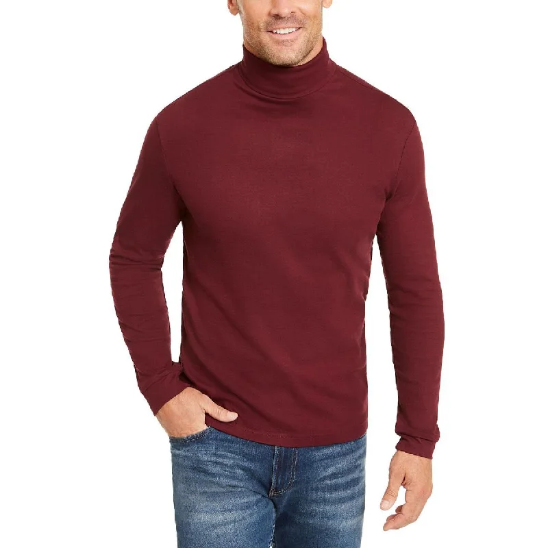 Club Room Mens Stretch Cotton Turtleneck Shirt