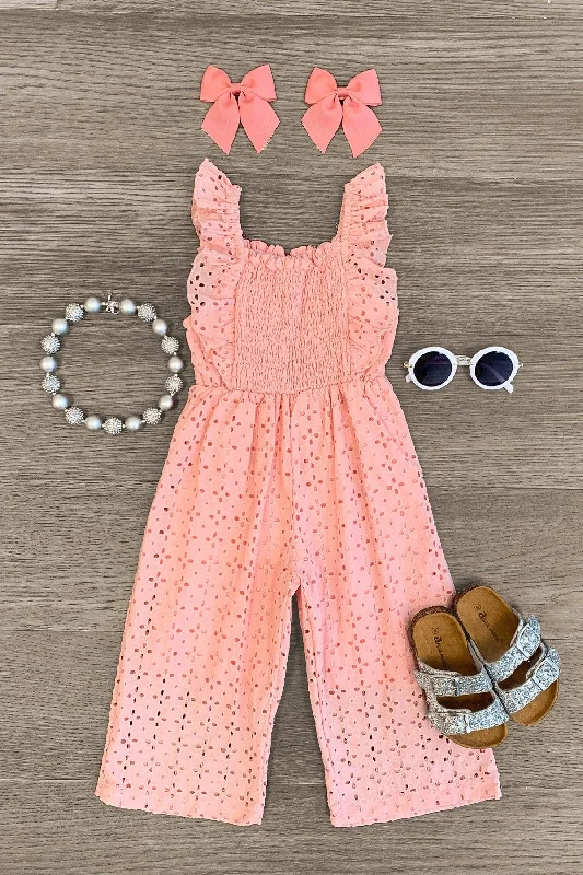 Eyelet Lace Jumpsuit