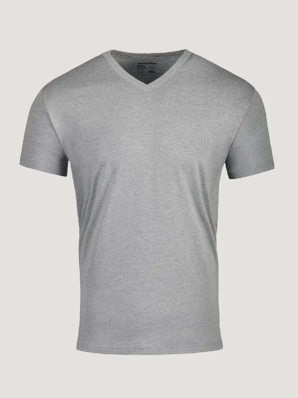 Heather Grey V-Neck