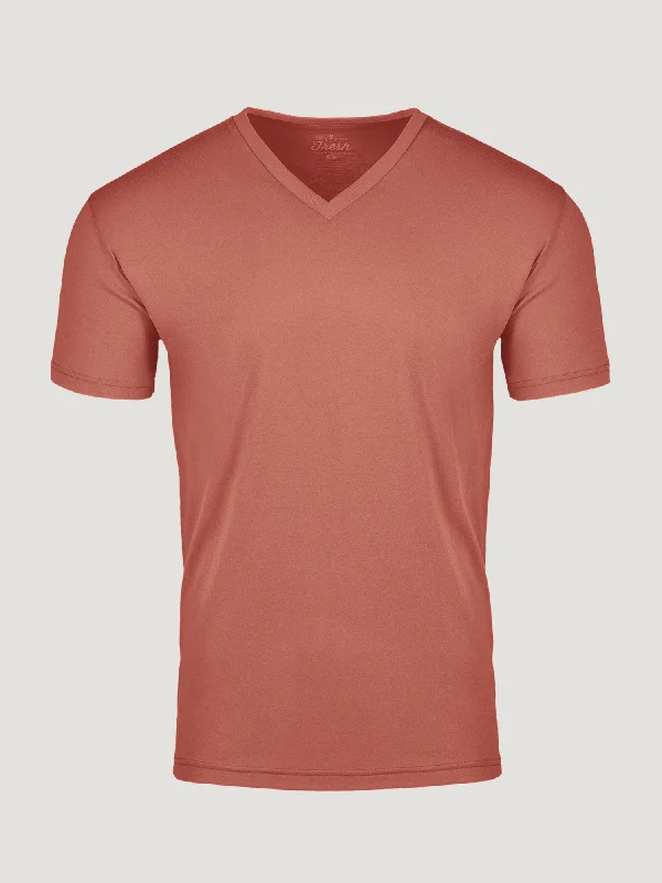 Dune Red V-Neck