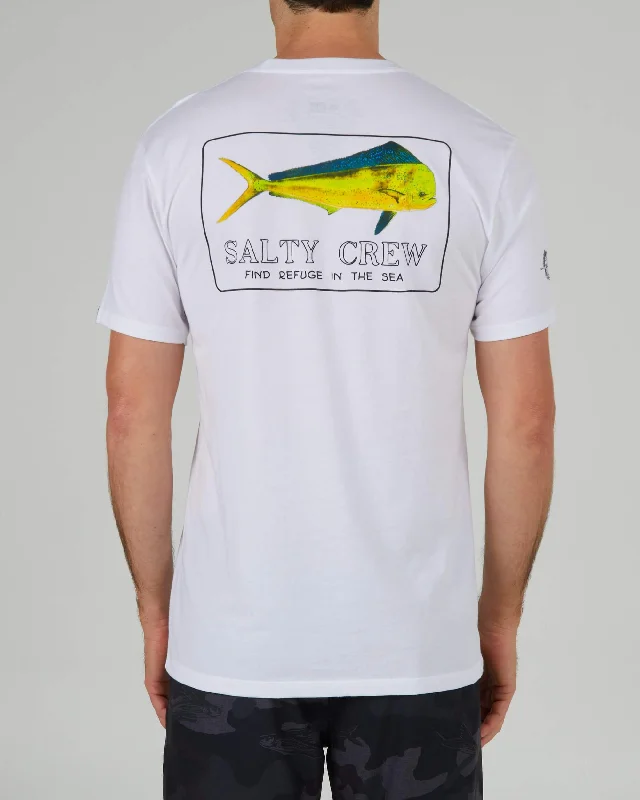 Golden Mahi Premium S/S Tee - White