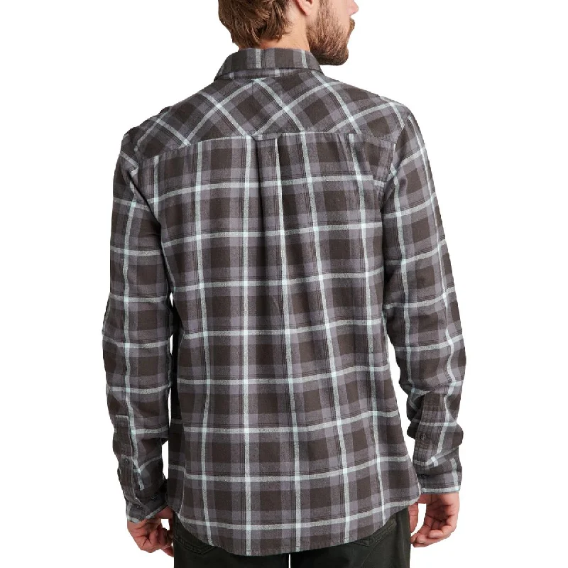 Junk Food Mens Mako Collared Plaid Button-Down Shirt