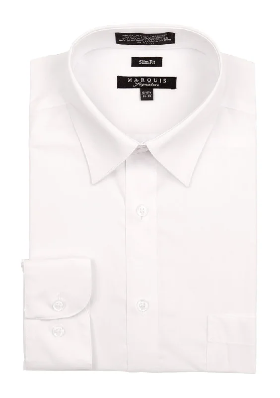 Marquis Signature Slim Fit Dress Shirt - White