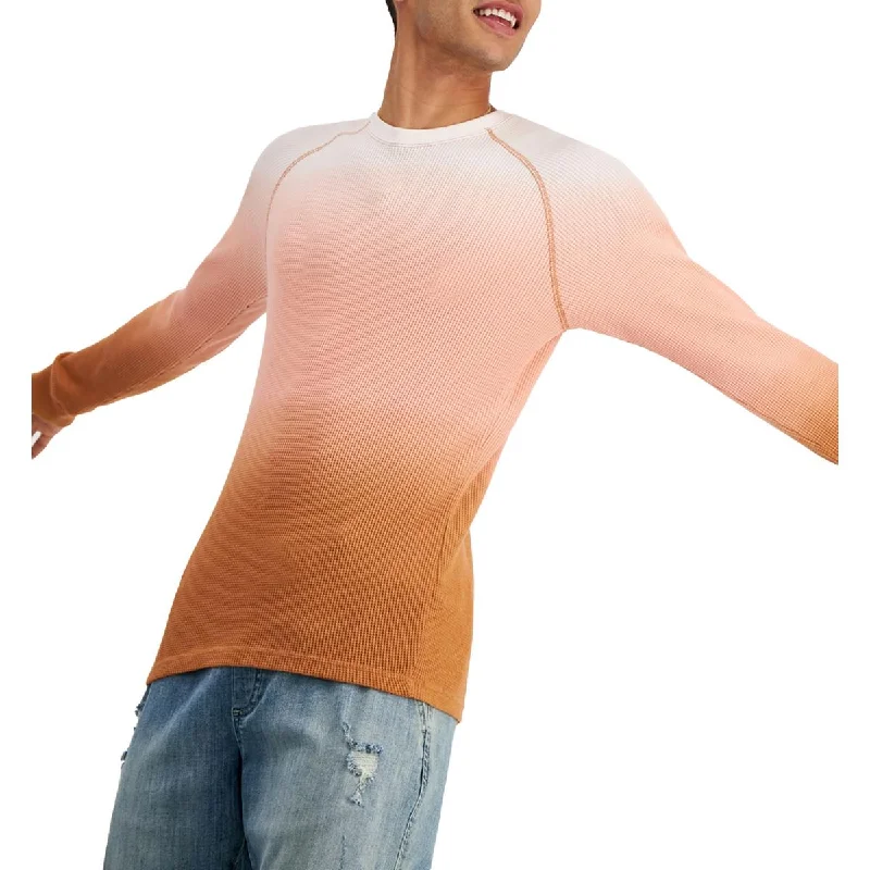 Sun + Stone Mens Crewneck Long Sleeve Thermal Shirt