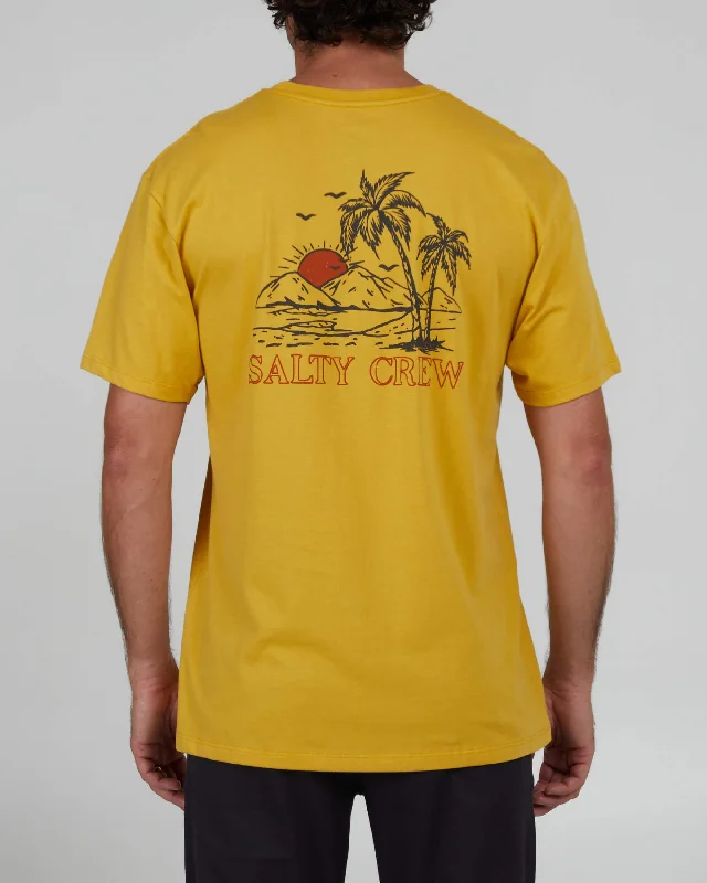 Unwind Premium S/S Tee - Mustard