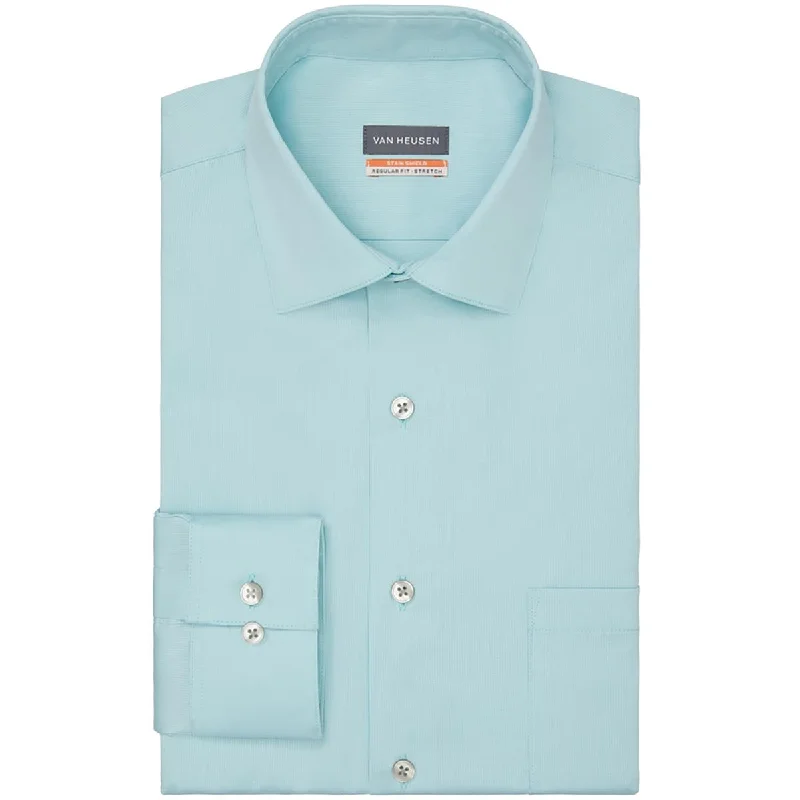 Van Heusen Mens Button-Down Regular Fit Dress Shirt