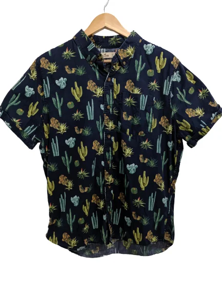 [XL] Hollister Cactus Print Button-Down