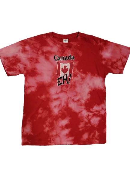 [XL] Vintage "Canada, Eh" Tie-Dye T-Shirt