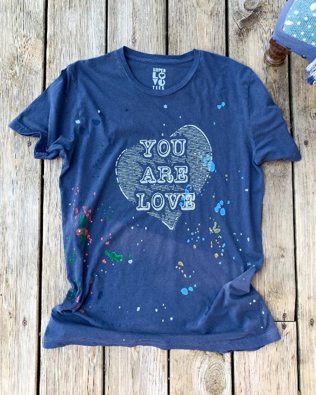 You Are Love - Navy Unisex Splatter Tee