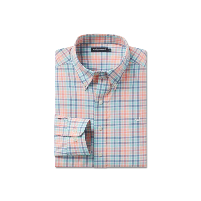 Youth Juban Check Dress Shirt