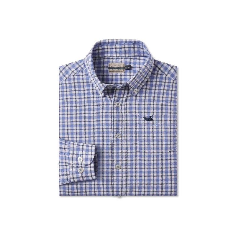 Youth Oak Grove Washed Gingham Dress Shirt